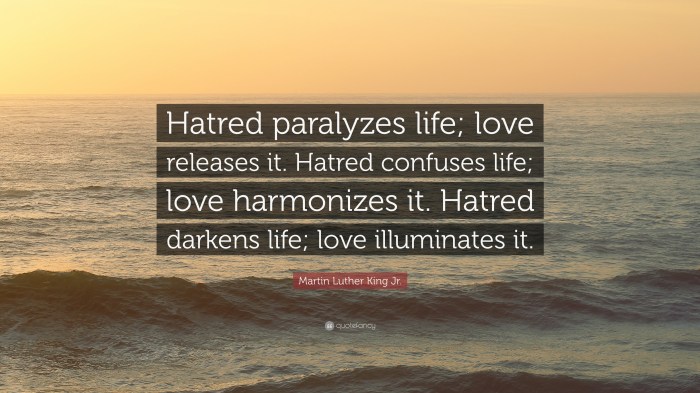 Hatred life paralyzes luther martin king releases illuminates darkens quote jr if confuses harmonizes quotes runner become want wallpapers welch