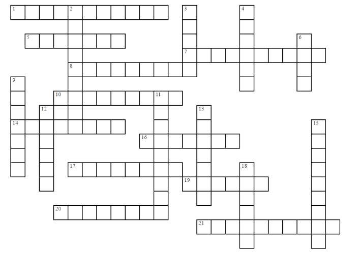 Frog dissection crossword answer key