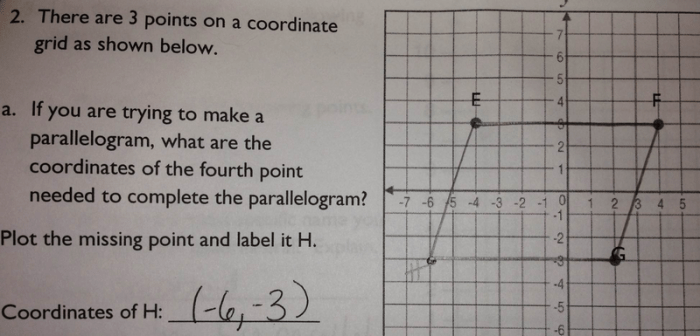 Coordinate geometry name that quadrilateral worksheet answers